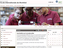 Tablet Screenshot of ecole-internationale.csdm.ca