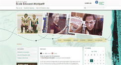 Desktop Screenshot of edouard-montpetit.csdm.ca