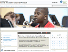 Tablet Screenshot of joseph-francois-perrault.csdm.ca