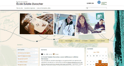 Desktop Screenshot of eulalie-durocher.csdm.ca