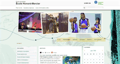 Desktop Screenshot of honore-mercier.csdm.ca