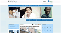 Desktop Screenshot of centre-lartigue.csdm.ca